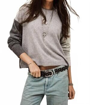NEW BA&SH chaya sweater in grey